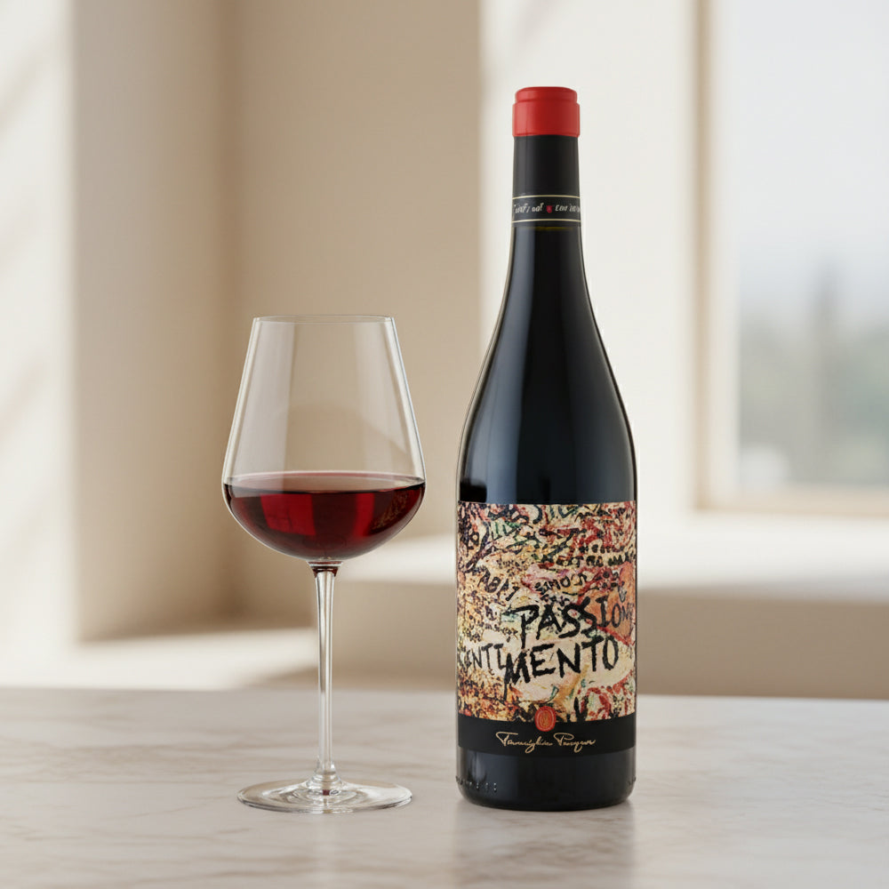 PassioneSentimento Rosso Veneto IGT 2021 Cantine Pasqua / 56 cl - InAlto Uno Red Wine Glass - Set of 6