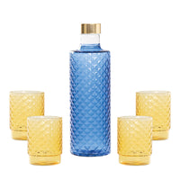 Isolano Set Glazen en Fles In Borosilicaatglas - Set 5 St