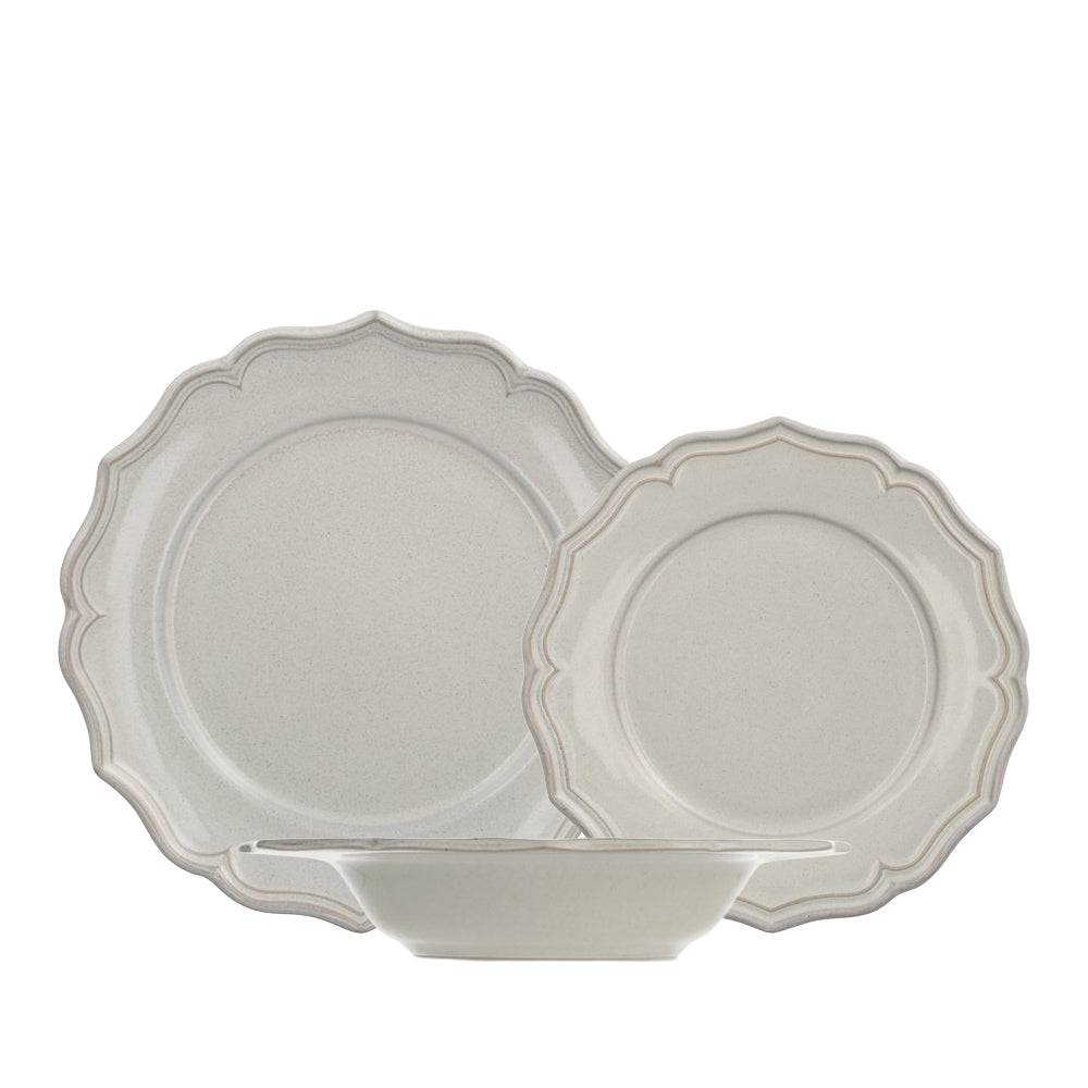 Sinfonia Servizio Piatti In Stoneware - Set 18 Pz