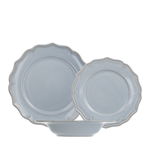 Sinfonia Servizio Piatti In Stoneware - Set 18 Pz