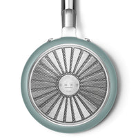 20 cm - Smeg Cookware Casseruola Alta Con Manico Antiaderente Ceramico In Alluminio Con Coperchio