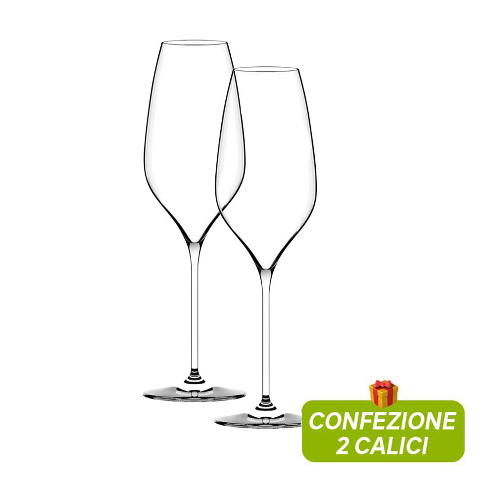 29 cl - Richard Juhlin Optimum Copa Flute de vidrio - Set 2 Piezas