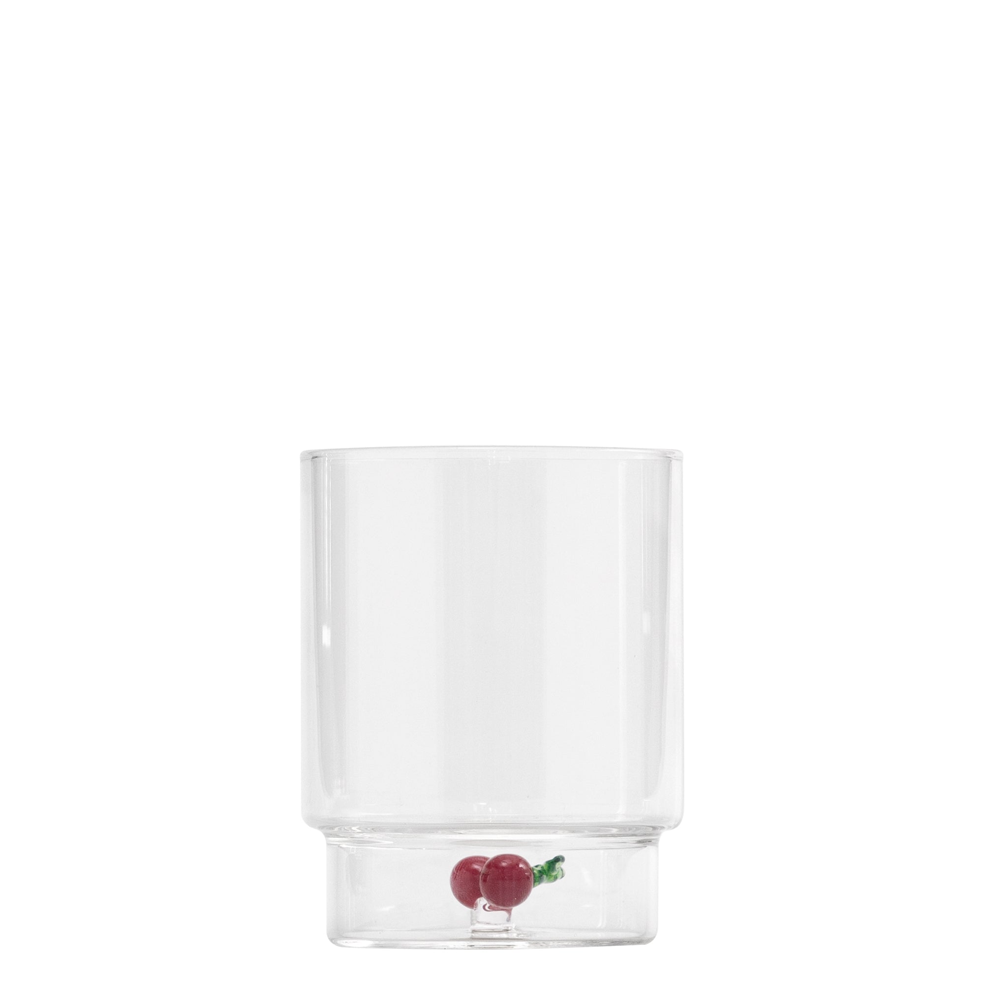 35 cl - Zafferano Teca Frutta Bicchiere Acqua In Vetro Set 6 Pz