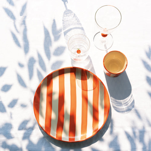 35 cl - Zafferano Teca Frutta Bicchiere Acqua In Vetro Set 6 Pz