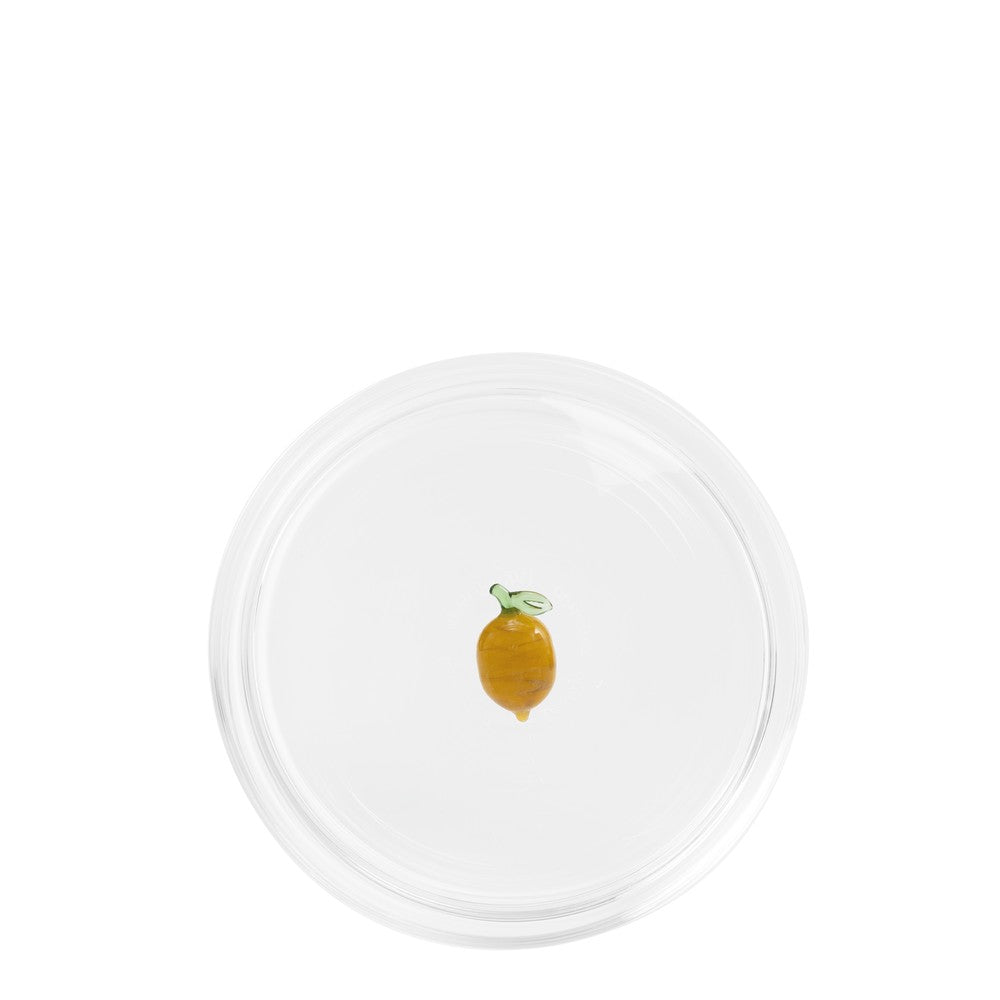 32.5 cl - Zafferano Teca Frutta Coppa Fatta a Mano In Vetro Borosilicato