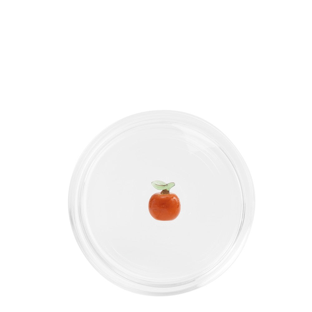 32.5 cl - Zafferano Teca Frutta Coppa Fatta a Mano In Vetro Borosilicato