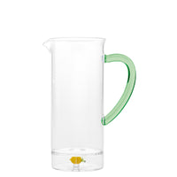 75 cl - Zafferano Teca Frutta Caraffa Fatta a Mano In Vetro Borosilicato