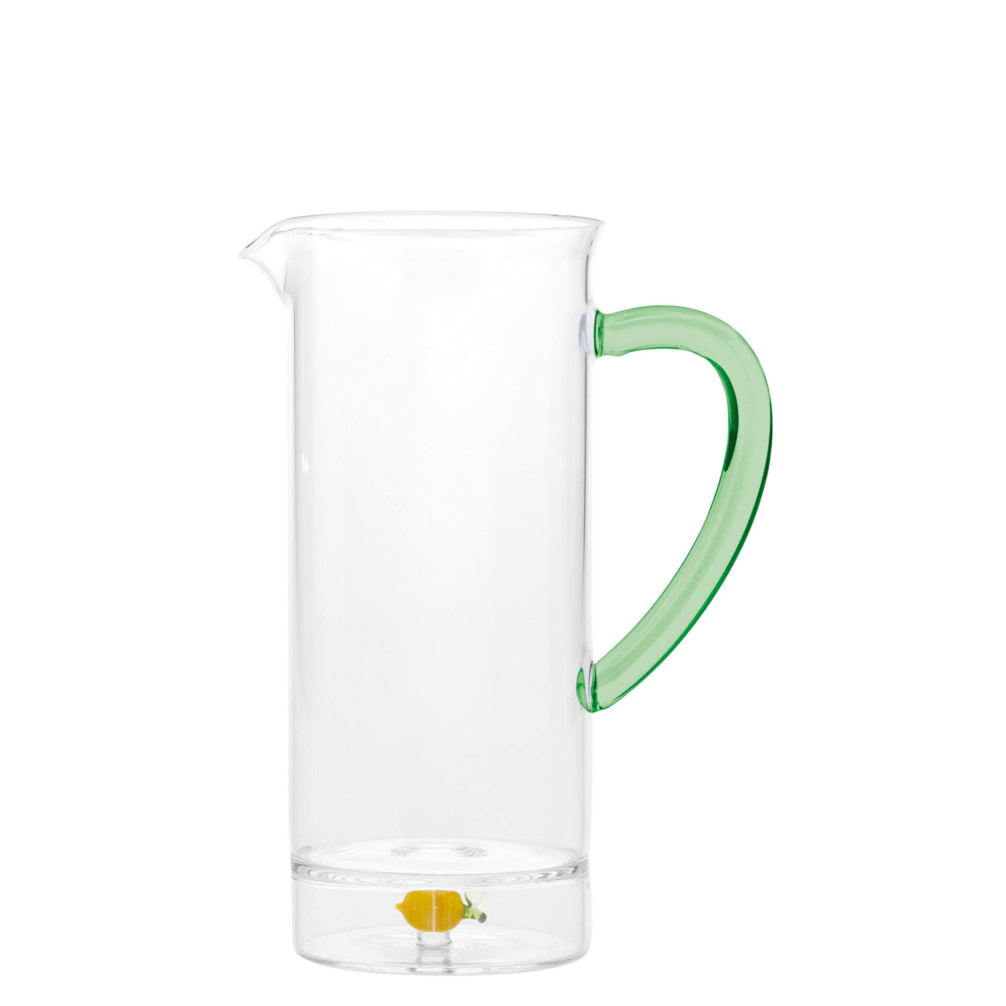 75 cl - Zafferano Teca Frutta Caraffa Fatta a Mano In Vetro Borosilicato