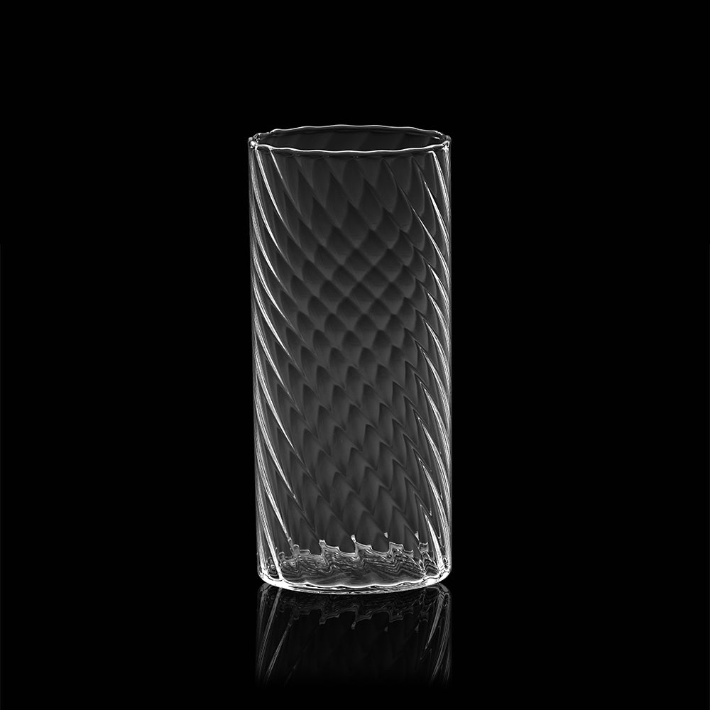 45 cl - Italesse Twist Bicchiere Cocktail Highball Soffiato a Bocca In Vetro Borosilicato  - Set 6 Pz