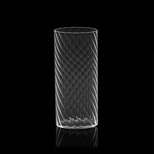 45 cl - Italesse Twist Bicchiere Cocktail Highball Soffiato a Bocca In Vetro Borosilicato  - Set 6 Pz