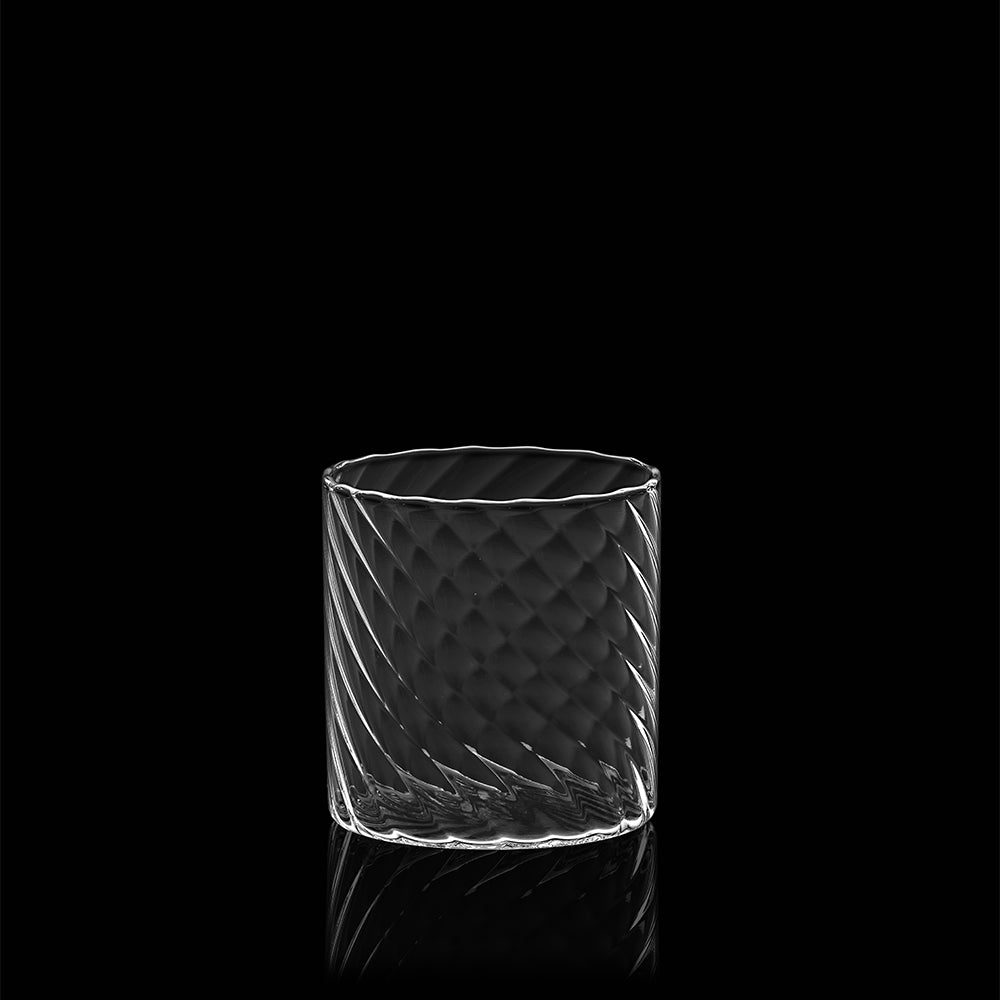 41 cl - Italesse Twist Bicchiere Cocktail Tumbler Soffiato a Bocca In Vetro Borosilicato  - Set 6 Pz