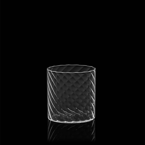 41 cl - Italesse Twist Bicchiere Cocktail Tumbler Soffiato a Bocca In Vetro Borosilicato  - Set 6 Pz