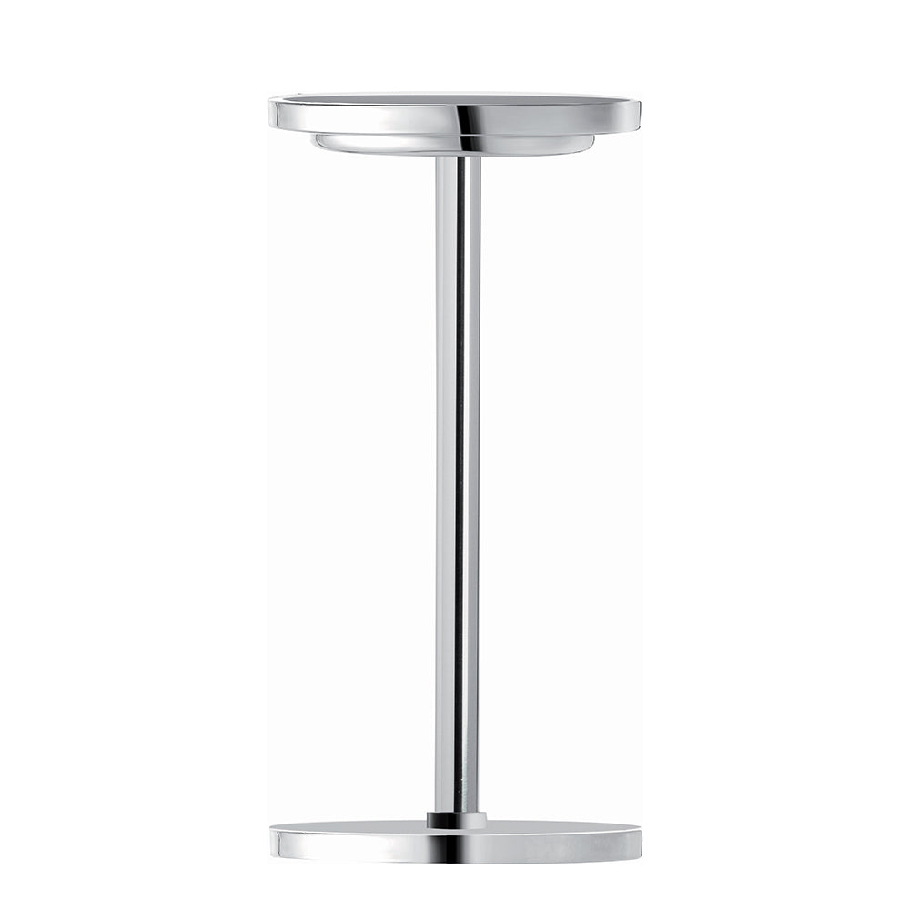 59.5 cm - Abert Modern Colonna Supporto In Acciaio Inox