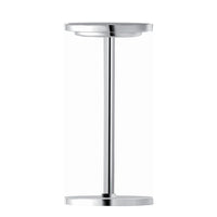 59.5 cm - Abert Modern Colonna Supporto In Acciaio Inox