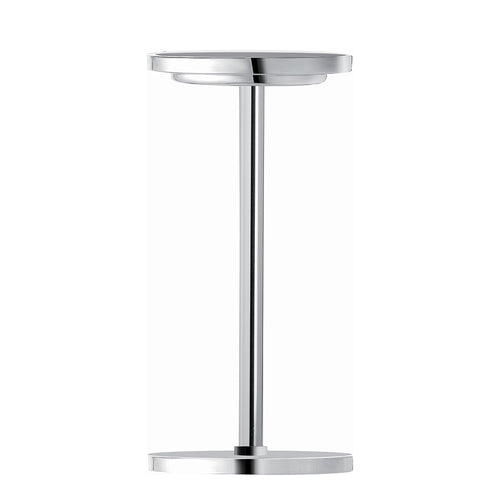 59.5 cm - Abert Modern Colonna Supporto In Acciaio Inox