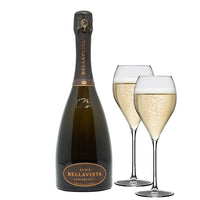 Alma Assemblage 1 Extra Brut Franciacorta DOCG Cantina Bellavista + 2 Rastal Franciacorta Glasses 42 cl