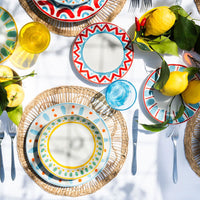 Madison Vietri Decorated Porcelain Dinnerware Set - 18-Piece Set