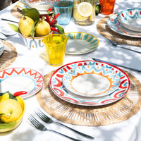 Madison Vietri Decorated Porcelain Dinnerware Set - 18-Piece Set