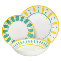 Madison Vietri Decorated Porcelain Dinnerware Set - 18-Piece Set