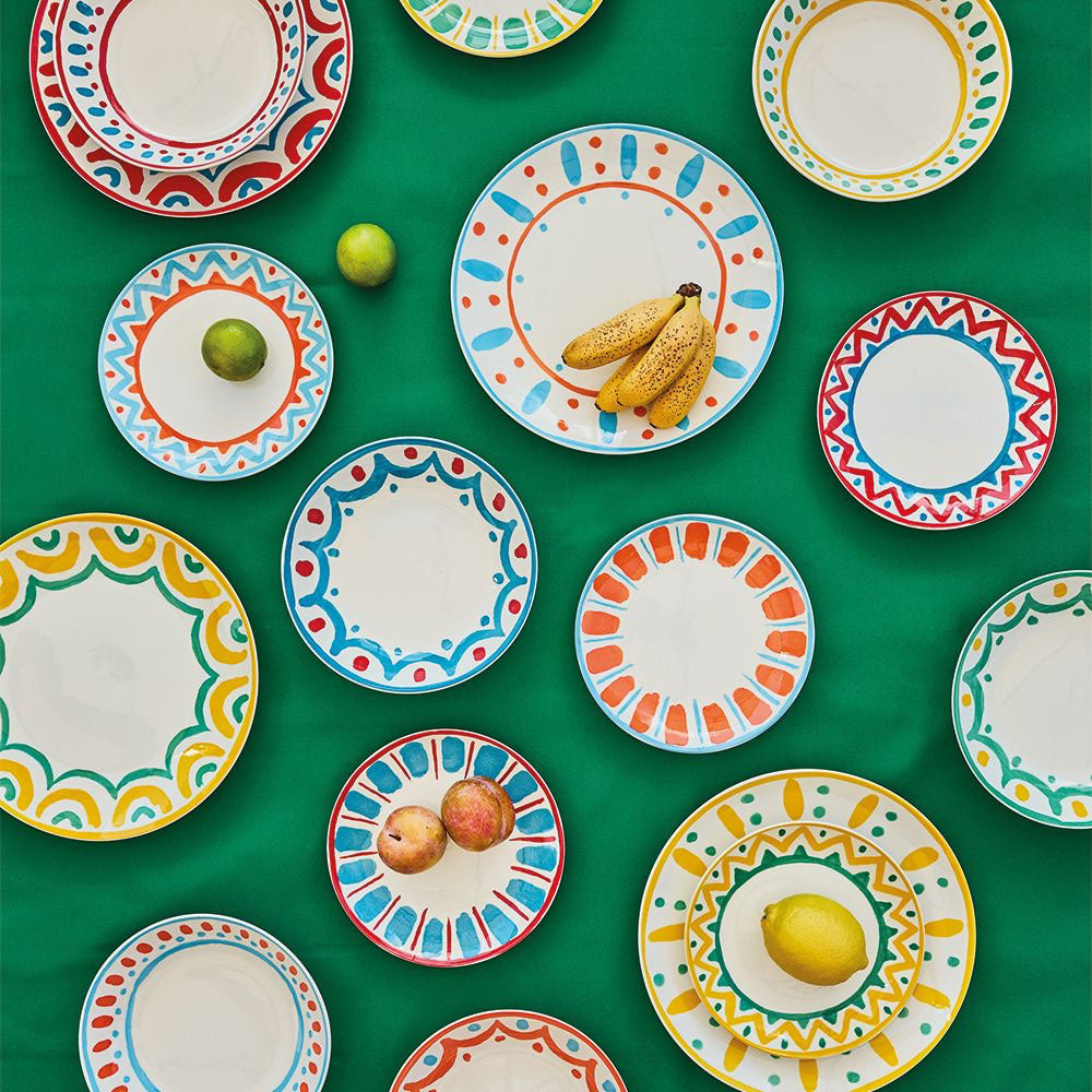 Madison Vietri Decorated Porcelain Dinnerware Set - 18-Piece Set