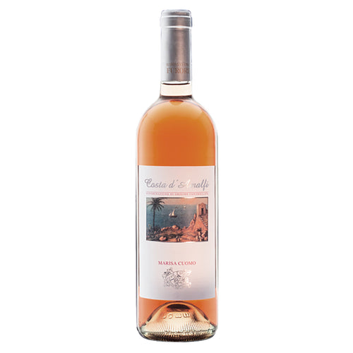 Rosato Costa d’Amalfi DOC 2024 Marisa Cuomo + 6 Calici Vino Rosso Premium 44 cl