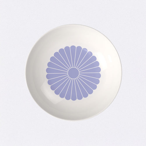 24 cm - Fleur Piatto Fondo In Porcellana Premium Set 6 Pz