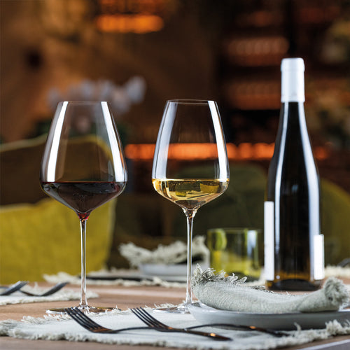 61.5 cl - Italesse Wine 60 Calice Vino Bianco In Vetro Cristallino Set 6 Pz