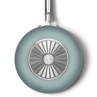 30 cm - Smeg Cookware Wok Antiaderente Ceramico In Alluminio Con Coperchio