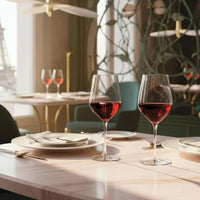 38 cl - Chef & Sommelier Mylla Calice Vino Bianco Spumante Con Punti Perlage In Vetro - Set 6 Pz