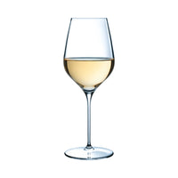 38 cl - Chef & Sommelier Mylla Calice Vino Bianco Spumante Con Punti Perlage In Vetro - Set 6 Pz