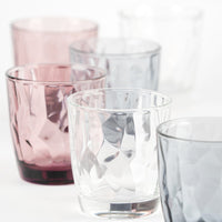 30.5 cl - Diamond Bicchiere Acqua in Vetro - Set 6 Pezzi