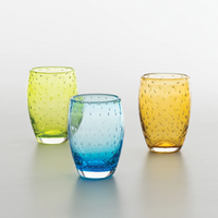 35 cl - Bolicante Verre À Eau Bulles en Verre Soufflé - Ensemble 6 Pcs