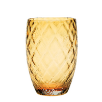 38 cl - Losanghe Verres À Eau en Verre Soufflé - Ensemble 6 Pcs