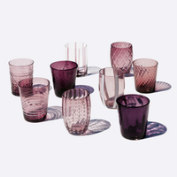 Melting Pot Verres À Eau en Verre - Ensemble 6 Pcs