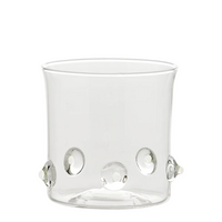 38 cl - Patèa Colorful Dotted Water Glasses in Borosilicate Glass - Set of 6 Pieces