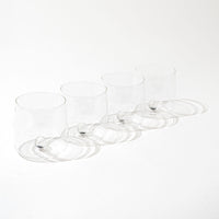 44 cl - Bilia Caleido Handcrafted Water Glass in Borosilicate Glass Set 4 Pcs