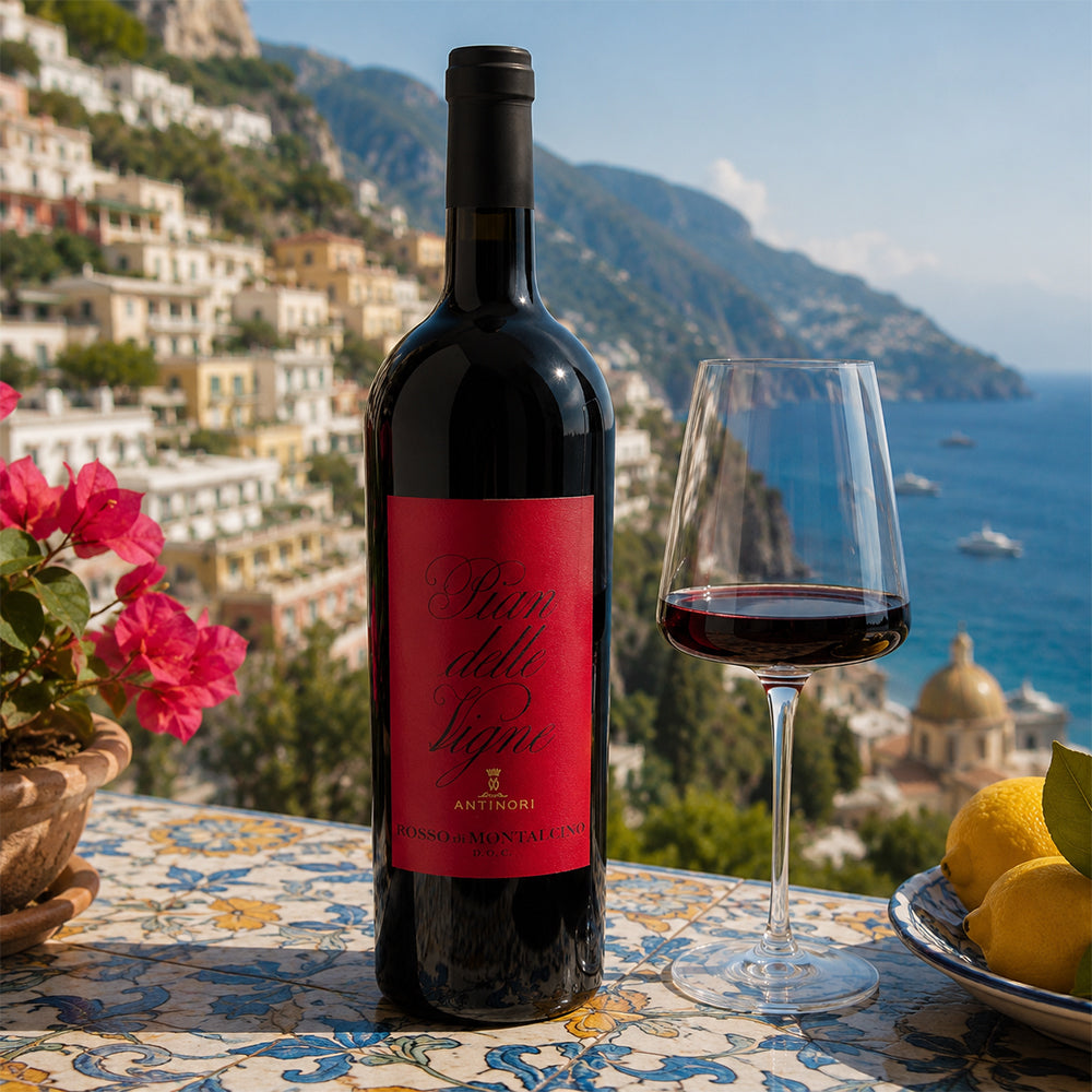 How to serve red wine in summer Chilled summer red wine served during a dinner