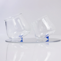40 cl - Pirolo Borosilicate Glass Water Glass - Set 6 Pieces