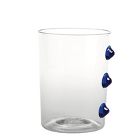 37 cl - Petoni Water Glasses 3 Vertical Points in Borosilicate Glass - Set 6 Pieces