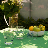 45 cl - Party Verres À Boisson Gazeuse Pallini Colorati in Vetro Borosilicato - Ensemble 6 Pcs