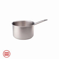 Agnelli Acciaio Inox Casseruola Alta Induzione Con Manico Tubolare