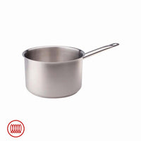 Agnelli Acciaio Inox Casseruola Alta Induzione Con Manico Tubolare