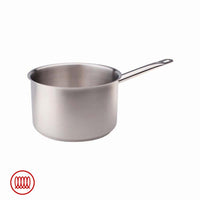 Agnelli Acciaio Inox Casseruola Alta Induzione Con Manico Tubolare