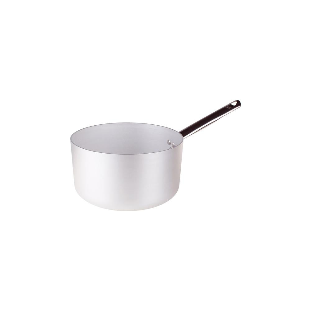Agnelli Alluminio 3mm Professionale Casseruola Alta Con Manico Tubolare Inox