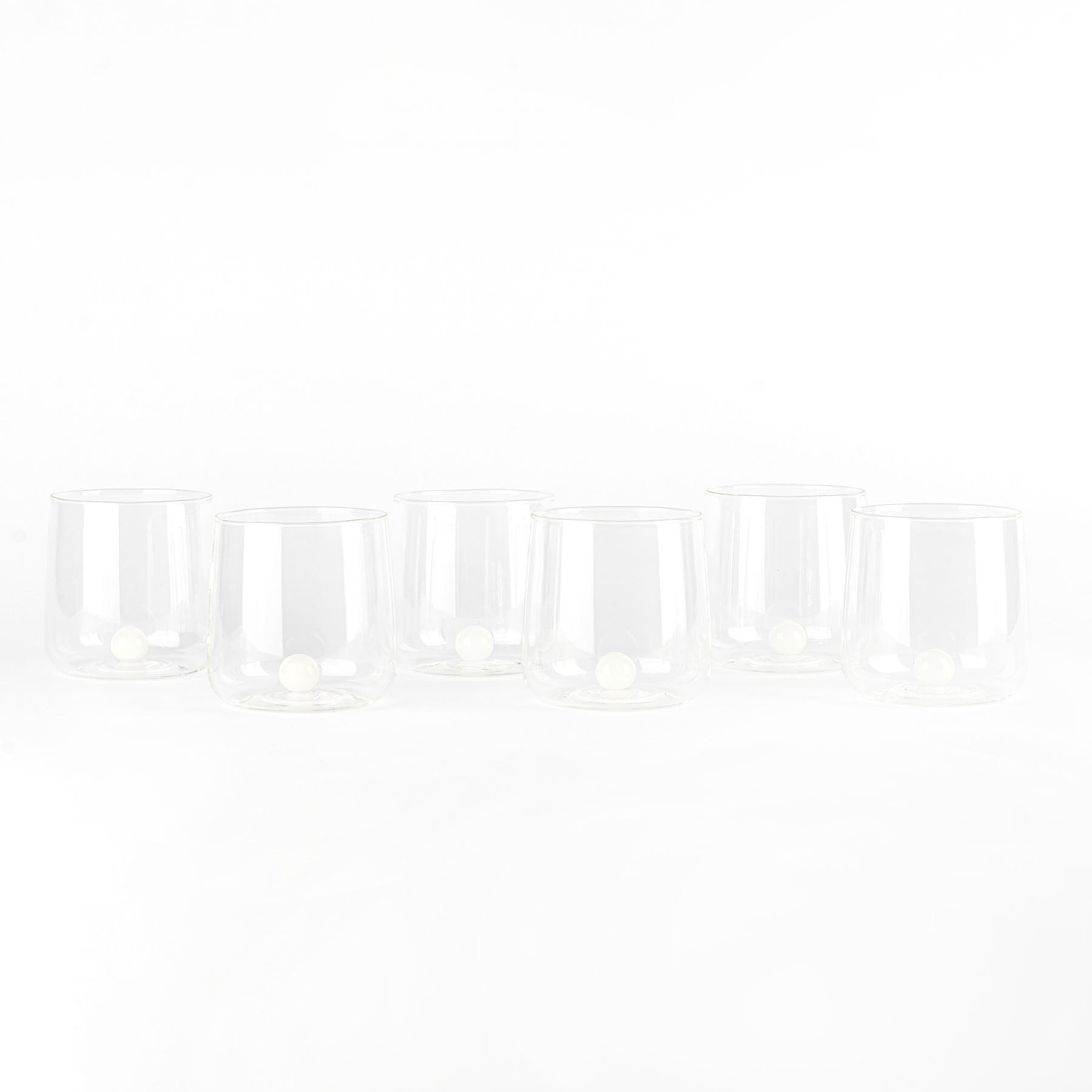 44 cl - Bilia Bicchiere Acqua Bilia Colorata in Vetro Borosilicato - Set 6 Pezzi