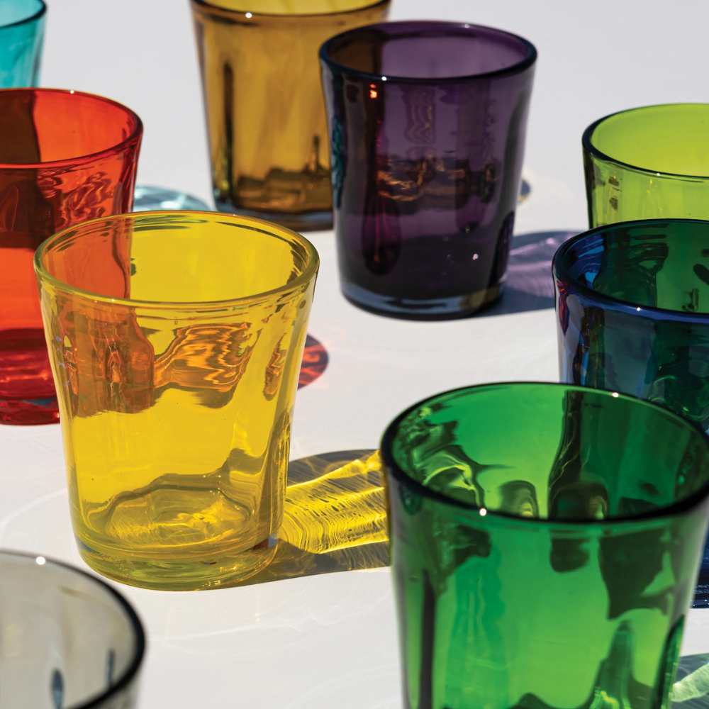 32 cl - Bei Blown Glass Water Glass - Set 6 Pieces