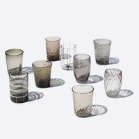 Melting Pot Verres À Eau en Verre - Ensemble 6 Pcs