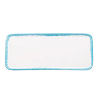 26.5x11.5 cm - Petit Vassoio Rettangolare Fatto a Mano In Ceramica - Set 2 Pz