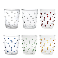 45 cl - Party Verres À Boisson Gazeuse Pallini Colorati in Vetro Borosilicato - Ensemble 6 Pcs