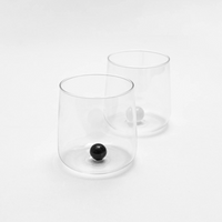 44 cl - Bilia Colored Borosilicate Glass Water Glass - Set 6 Pieces